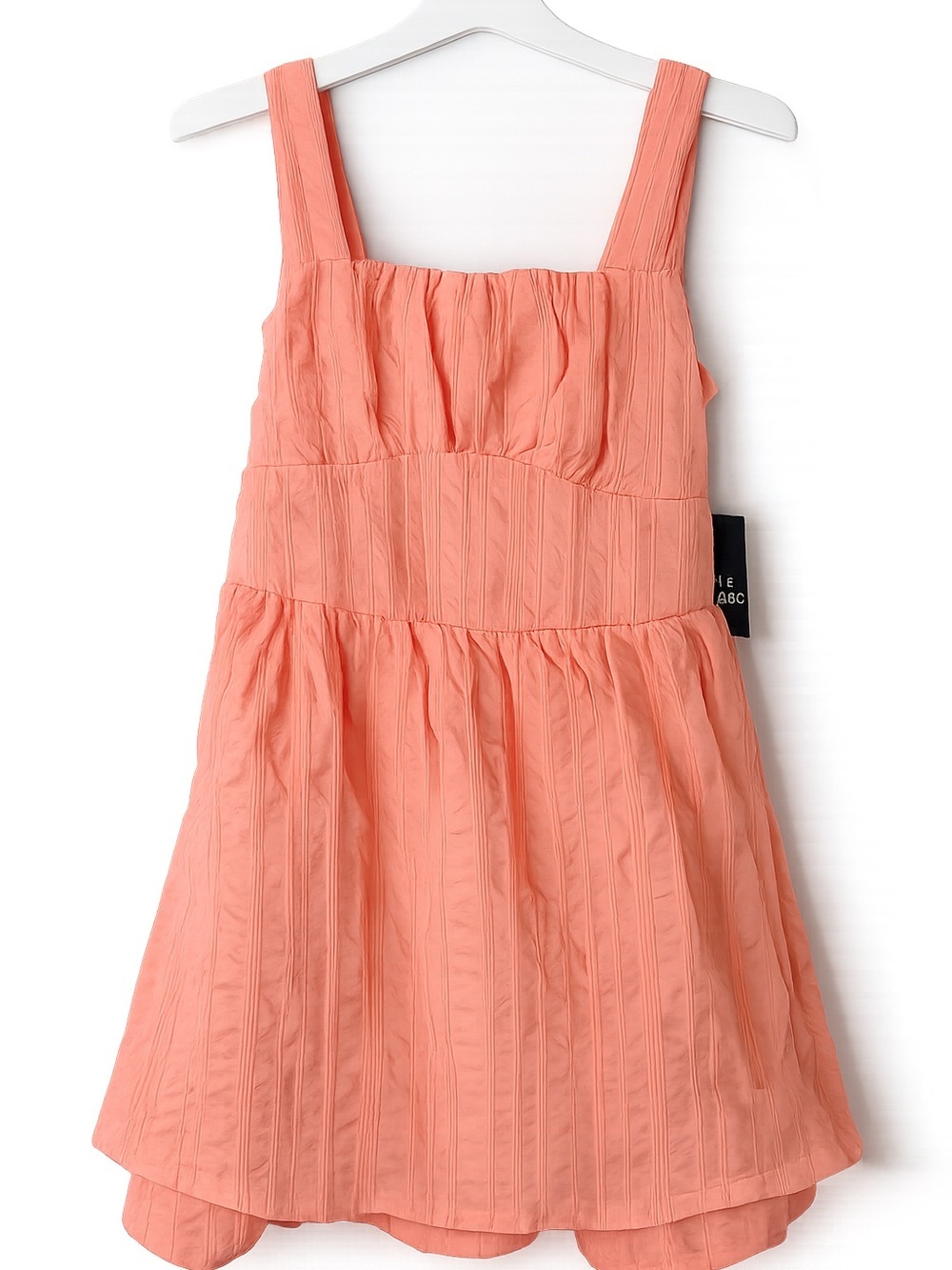 NWT Art Class Coral Textured Fit & Flare Dress Girls Size M (8)